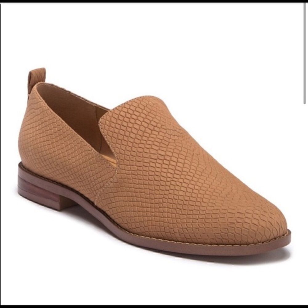 Franco Sarto | Peri Embossed Snake Tan Loafer | 8.5